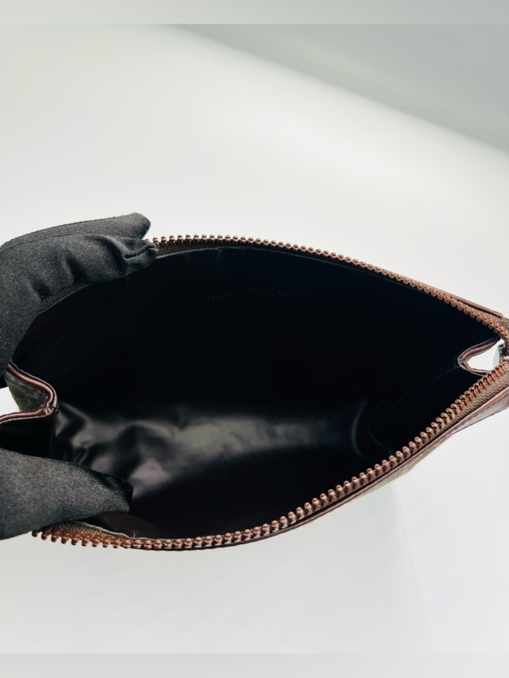 Celine Monogram Canvas Clutch - Picture 6 of 11